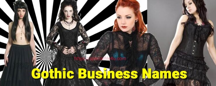 Gothic Business Names