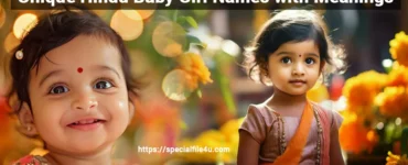 Unique Hindu Baby Girl Names